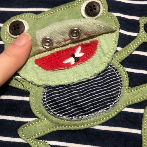 Mud pie 0-3month frog outfit - Picture 3 of 6